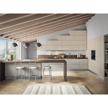 Gabinete de cocina modular de estilo europeo de casa de granja hecha a medida